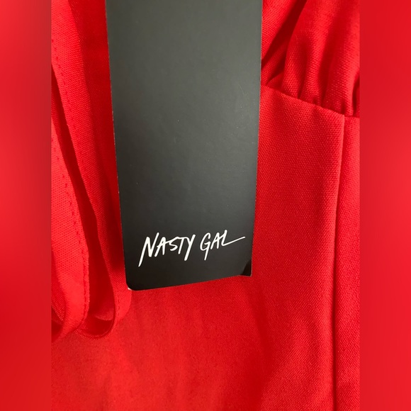NEVER WORN NASTY GAL RED DRESS - Picture 5 of 6